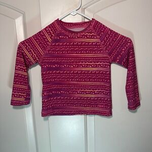 REI Rash Guard Swim Shirt UPF 50+‎ Sun Protection Long Sleeve Pink 2T